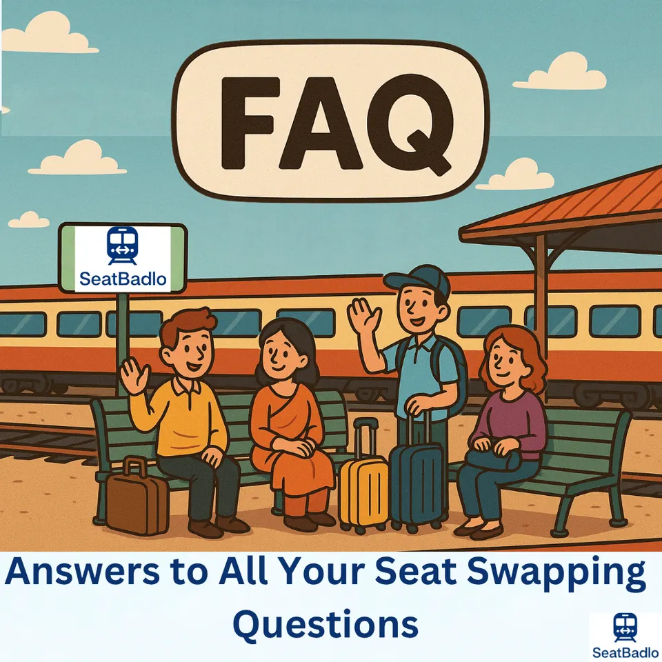 SeatBadlo FAQ: Train Seat and Berth Exchange Questions